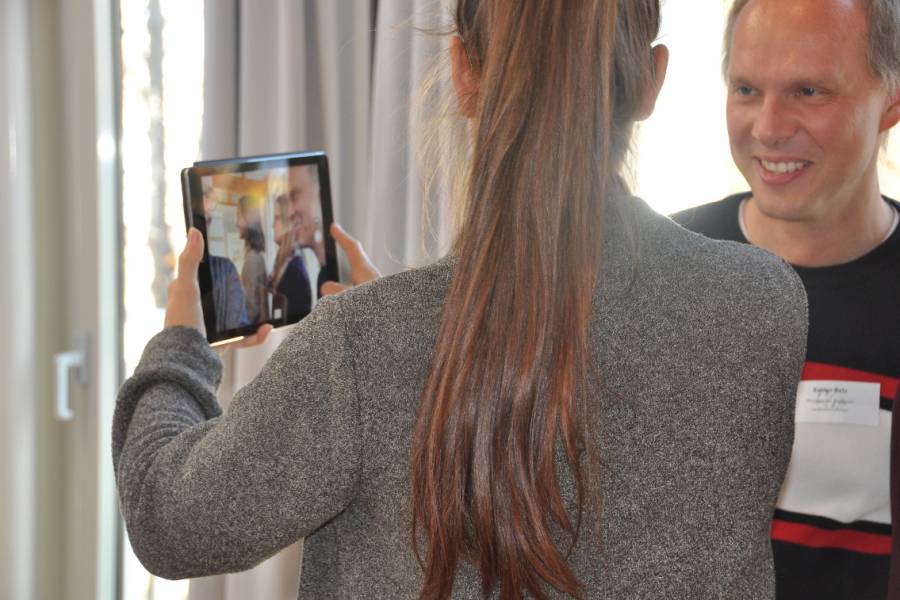 Austausch beim Social-Media-Workshop Austausch beim Social-Media-Workshop